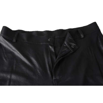 Vergil Cosplay Leather Trench Coat - Devil May Cry 3 Halloween Costume-Astricos