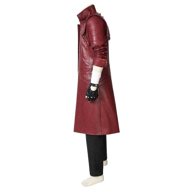 Devil May Cry 5 Dante Cosplay Costume - Premium Halloween Outfit with Shoes | Astricos-Astricos