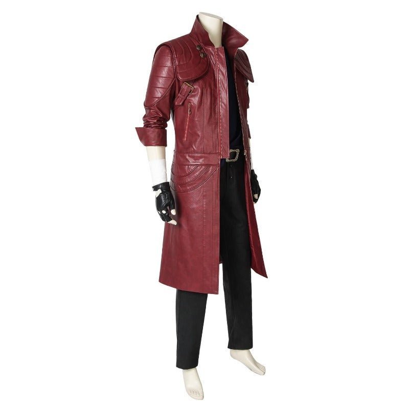 Devil May Cry 5 Dante Cosplay Costume - Premium Halloween Outfit with Shoes | Astricos-Astricos