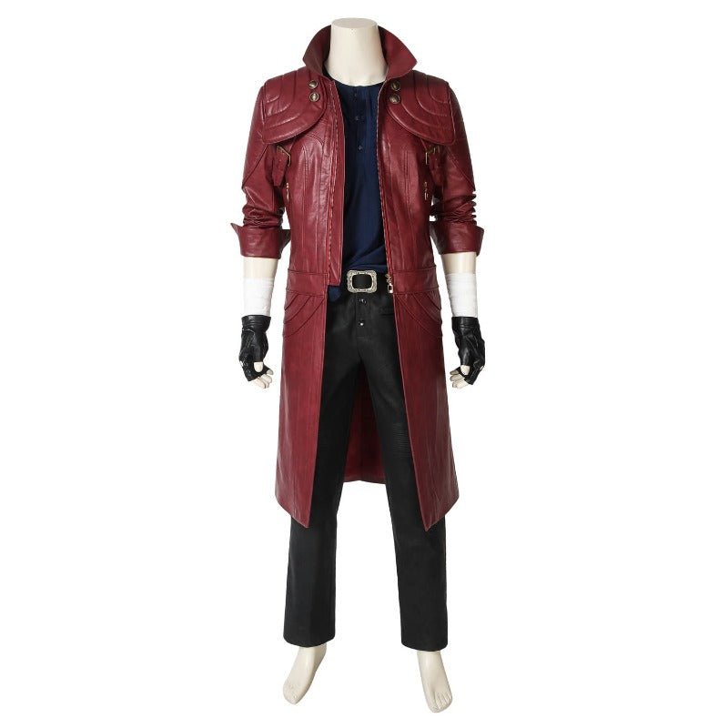 Devil May Cry 5 Dante Cosplay Costume - Premium Halloween Outfit with Shoes | Astricos-Astricos