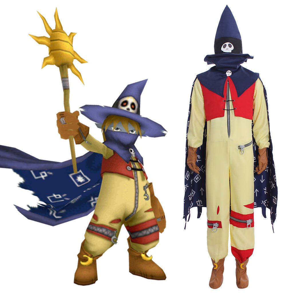 Authentic Digimon Adventure Wizarmon Cosplay Costume for Fans-Astricos