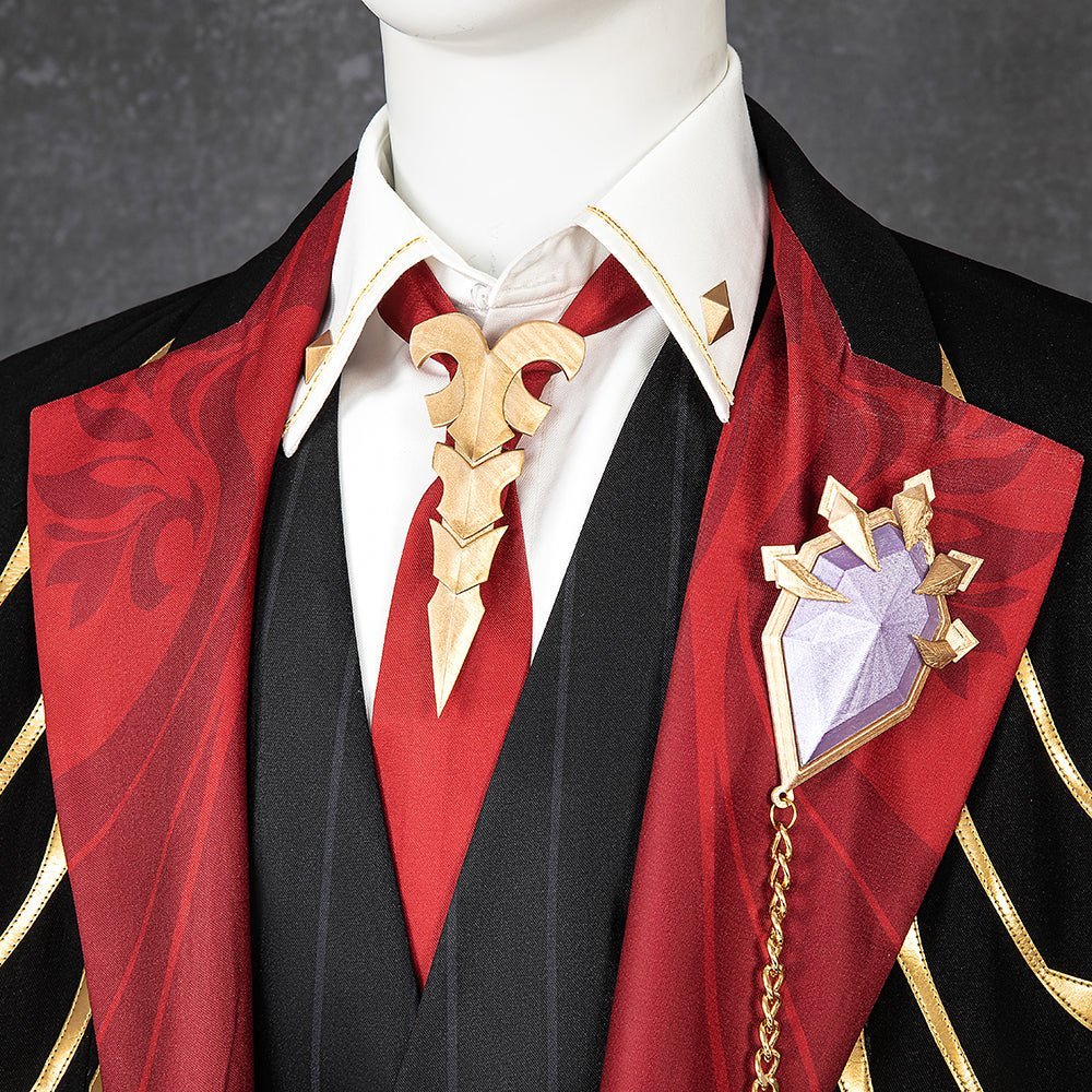 Duke Inferno Ifrit Cosplay Costume - Honkai Star Rail Game Outfit with Crown | Astricos-Astricos