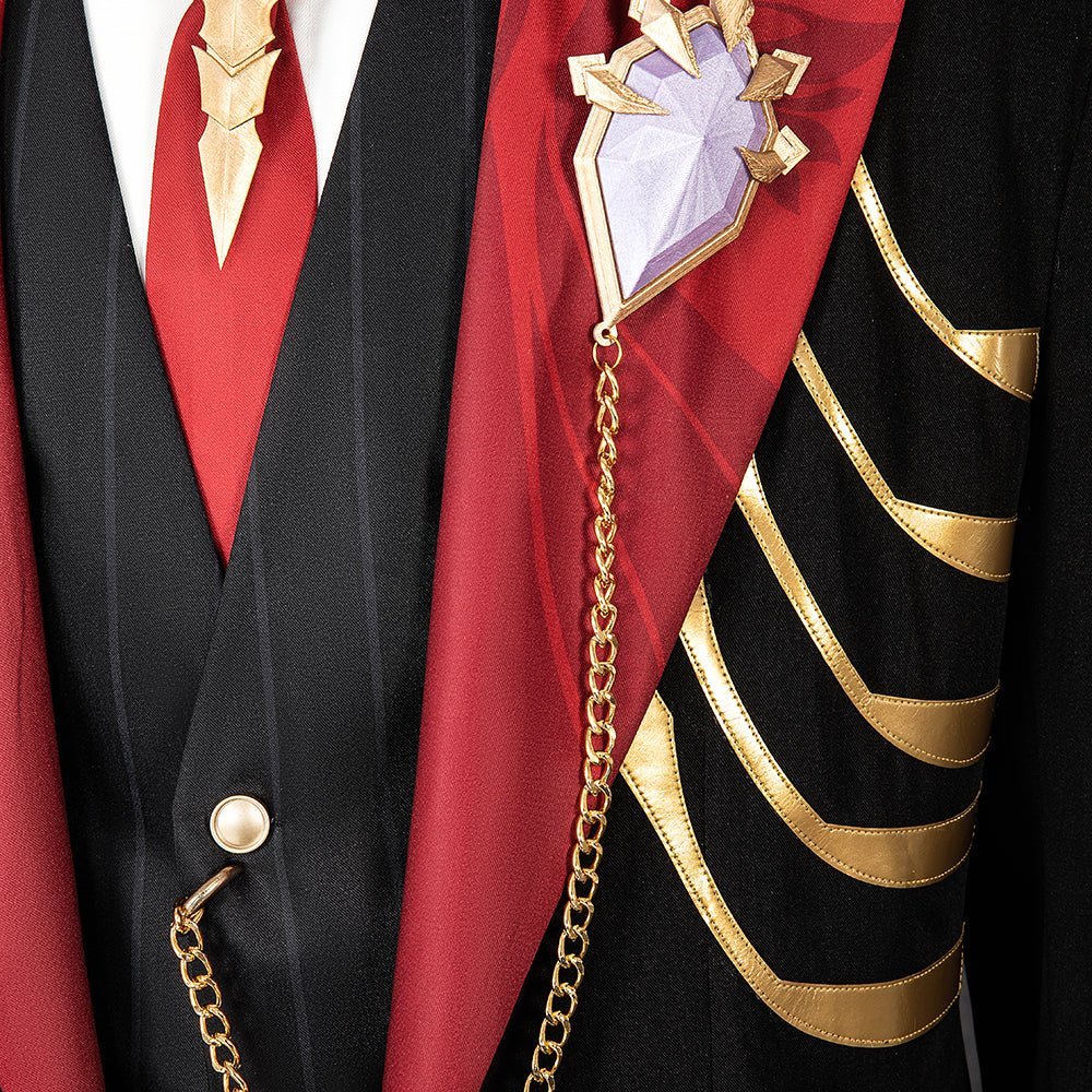 Duke Inferno Ifrit Cosplay Costume - Honkai Star Rail Game Outfit with Crown | Astricos-Astricos