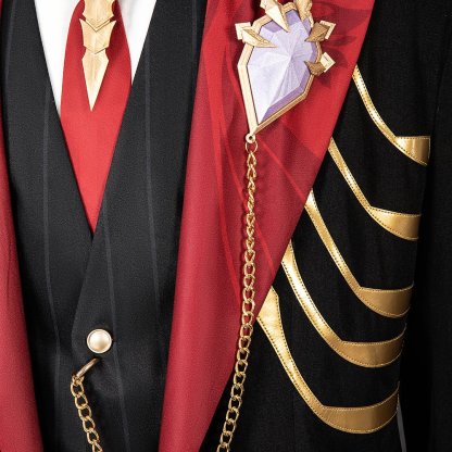 Duke Inferno Ifrit Cosplay Costume - Honkai Star Rail Game Outfit with Crown | Astricos-Astricos