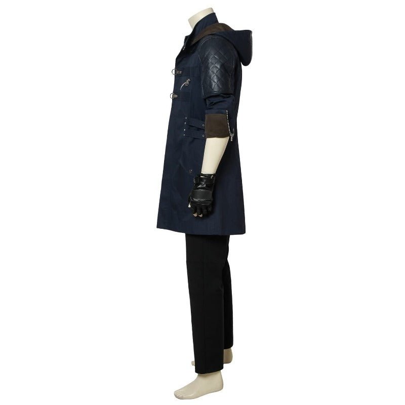 DMC 5 Nero Cosplay Costume - Demon Hunter Long Jacket for Adults | Astricos-Astricos