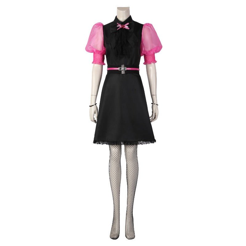 Draculaura Cosplay Costume Halloween Carnival Black Dress Outfit - Astricos