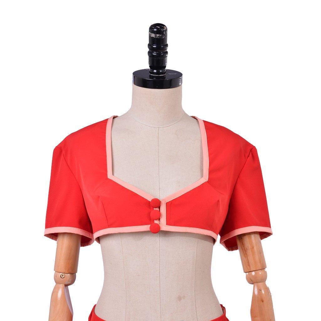 Dream of Jeannie Cosplay Costume - Authentic Jeannie Dress & Belly Dance Outfit-Astricos
