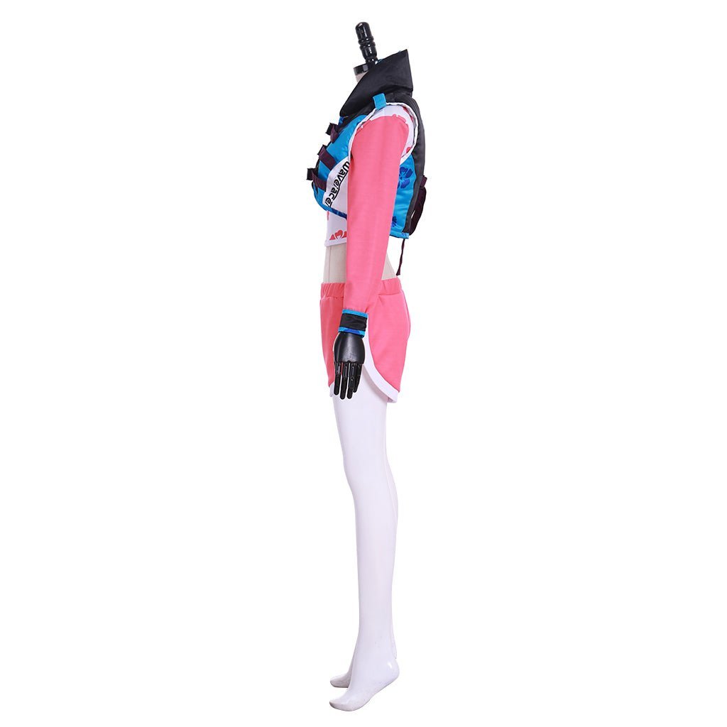 D.Va Hana Song Waveracer Cosplay Costume - Pink Swimsuit Skin from Overwatch | Astricos-Astricos
