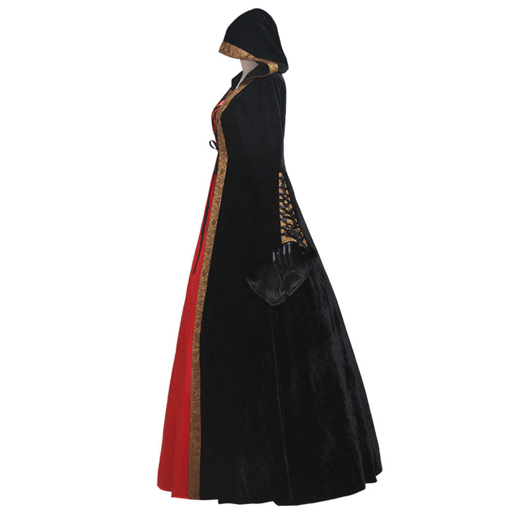Medieval Punk Dress Cosplay Costume for Women | Halloween & Carnival Party | Astricos-Astricos