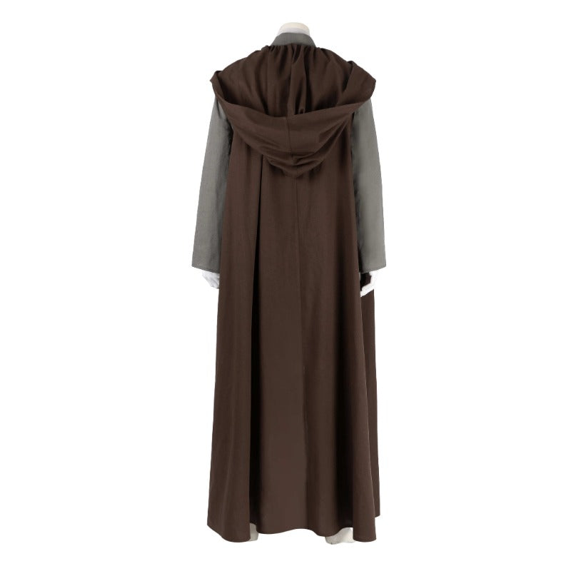Premium Obi-Wan Kenobi Cosplay Costume Full Set - Jedi Knight Cloak for Halloween & Carnival-Astricos