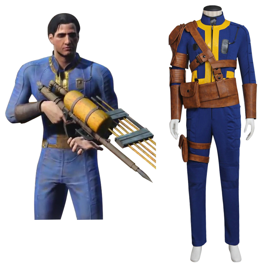 Sole Survivor 111 Nate Cosplay Jumpsuit - Fallout Game Costume for Men | Astricos-Astricos