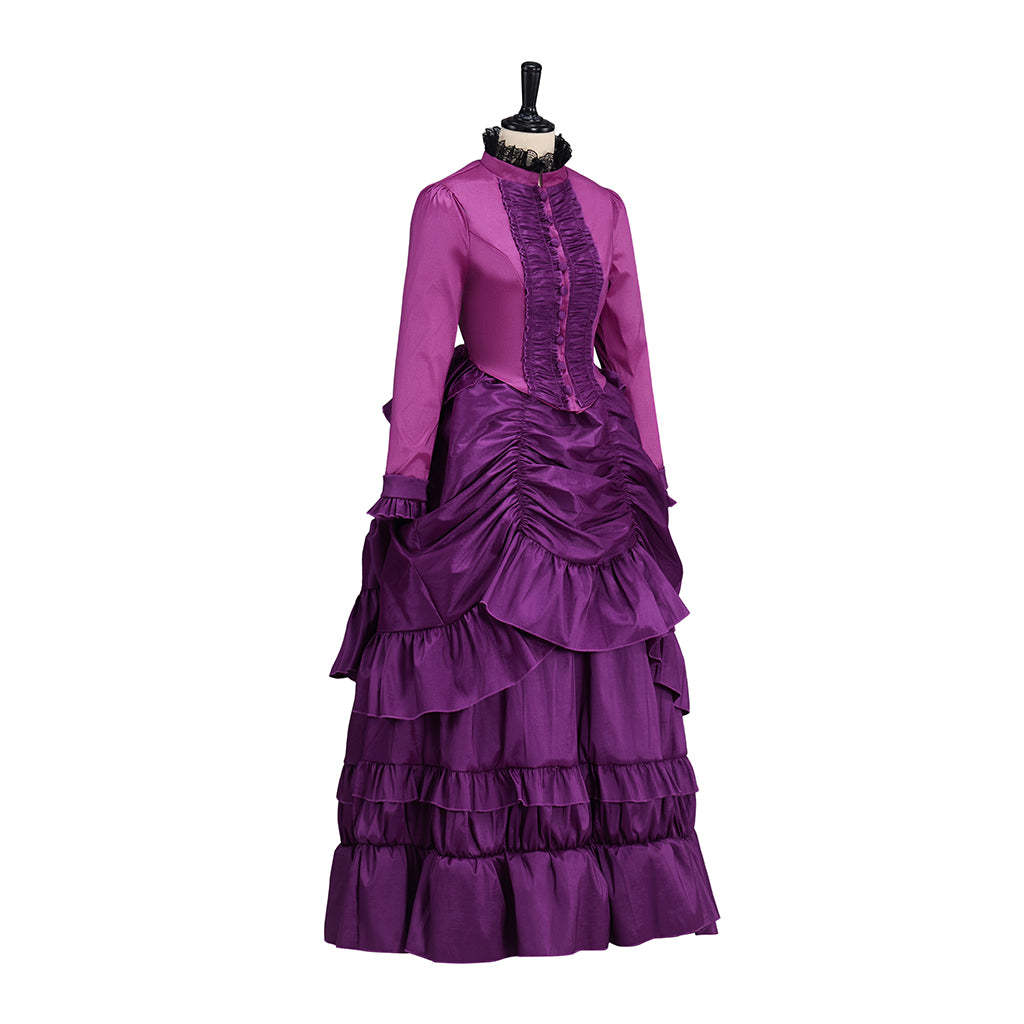 Victoria Rose Pink Cosplay Dress – Elegant & Detailed Women's Costume | Astricos-Astricos