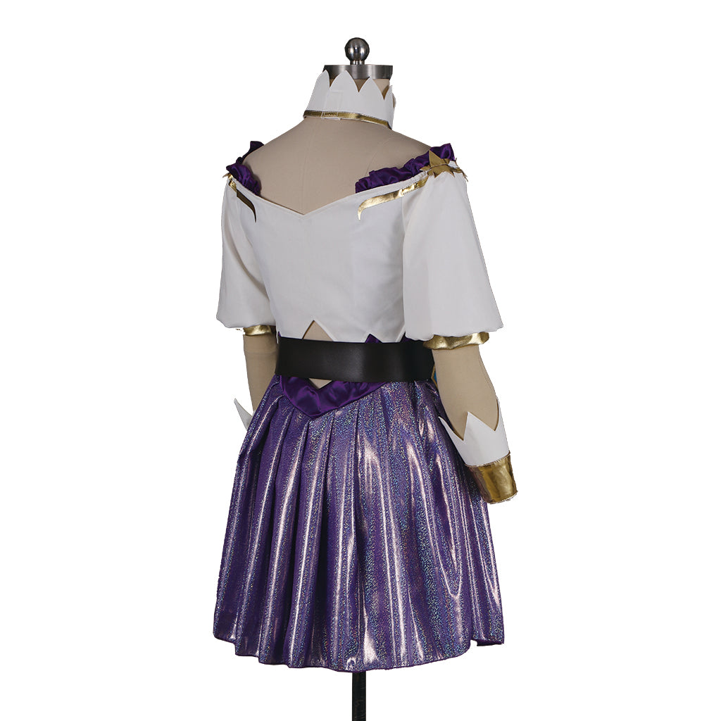 Spirit Blossom Ahri Cosplay Costume - League of Legends LOL Custom-Made White Dress-Astricos