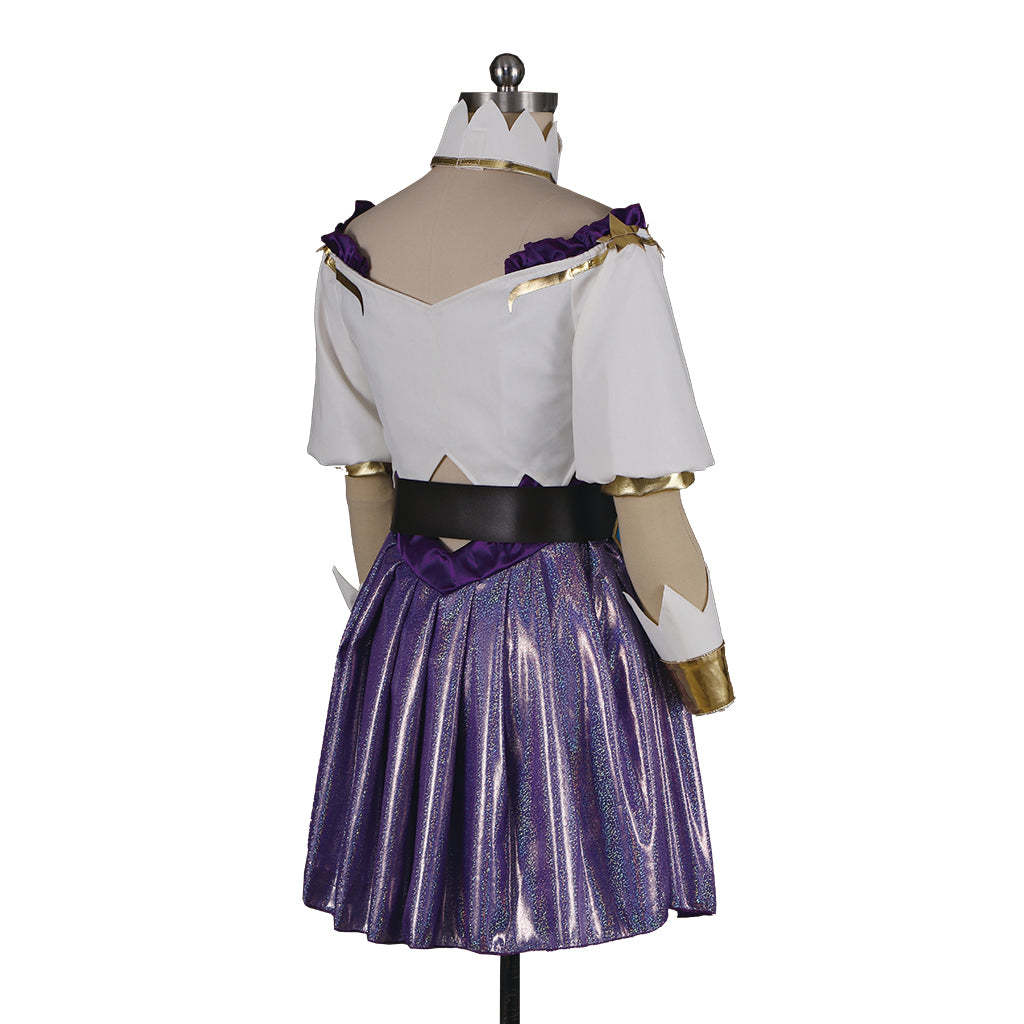 Spirit Blossom Ahri Cosplay Costume - League of Legends LOL Custom-Made White Dress-Astricos