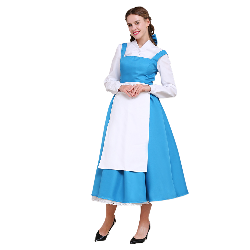 Beauty and the Beast Belle Cosplay Costume | Princess Dress for Halloween & Cosplay-Astricos