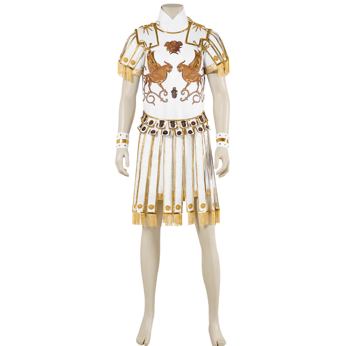 Marcus Gladiator Cosplay Costume Custom Roman Warrior Outfit for Stage Show