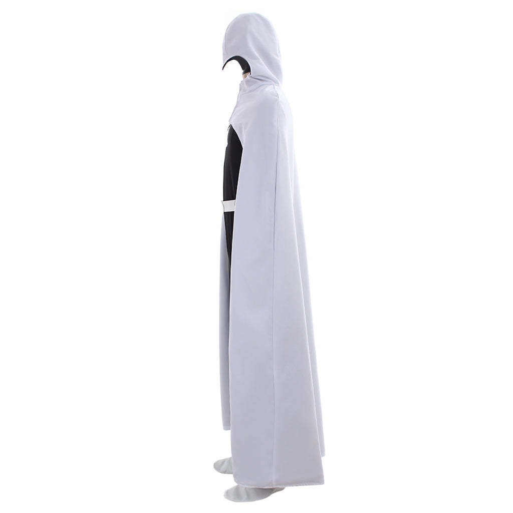 Moonlight Knight Black Version Cosplay Costume - Authentic Marvel Design with Boots Covers-Astricos