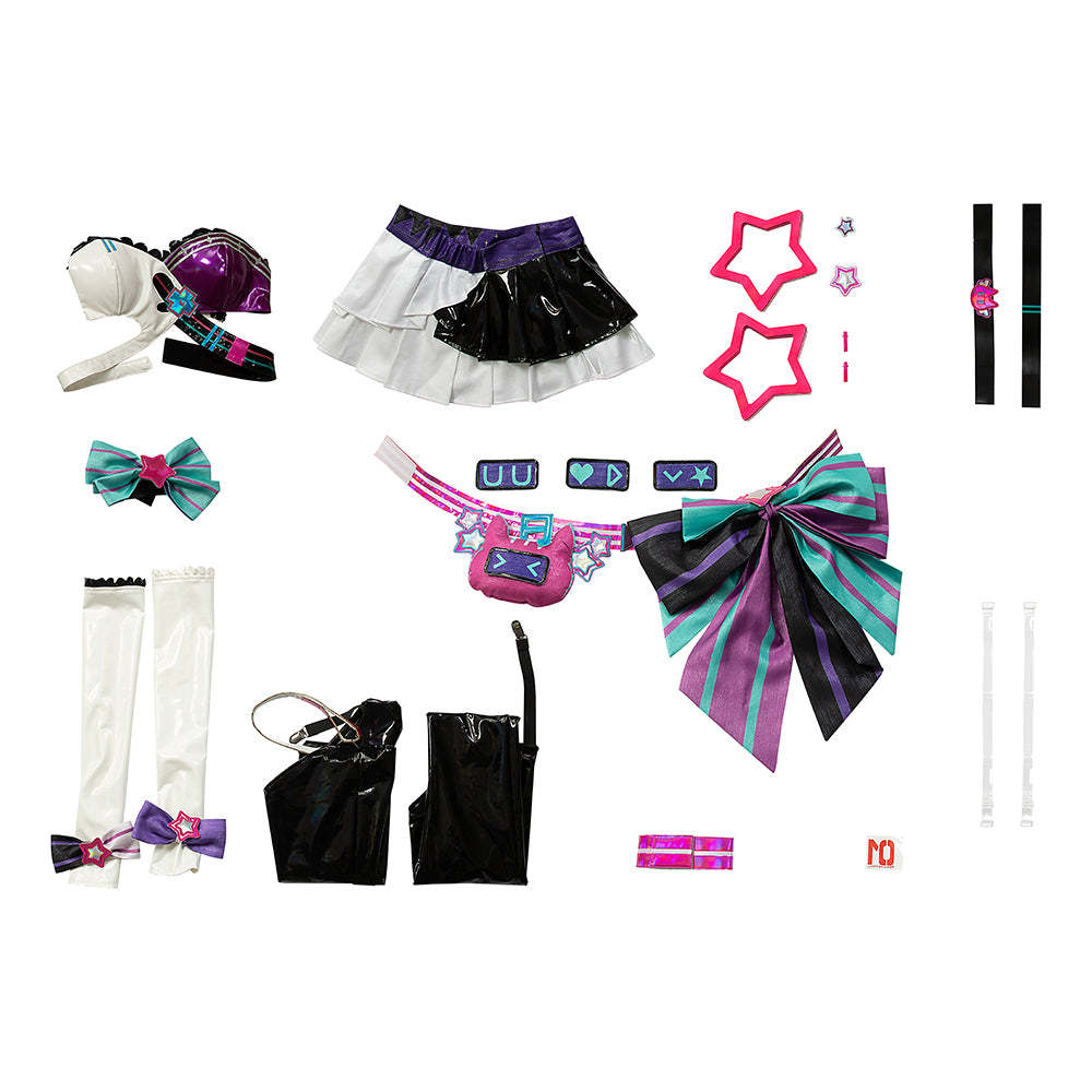 Muse Dash Miku Rin Len Uniform Cosplay Costume | Anime Plus Size Halloween Outfit | Astricos-Astricos