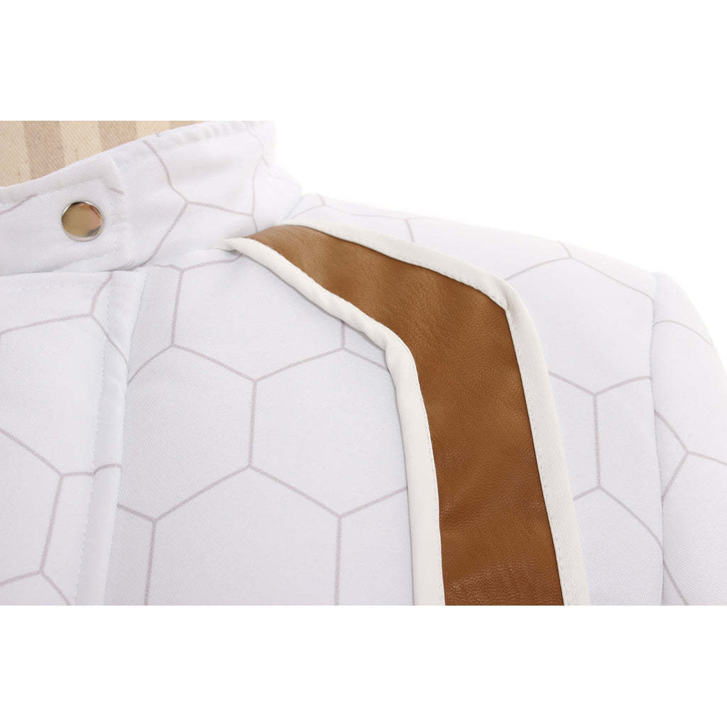 Mei Overwatch Cosplay Costume - Women's White Climatologist Jumpsuit Full Set-Astricos