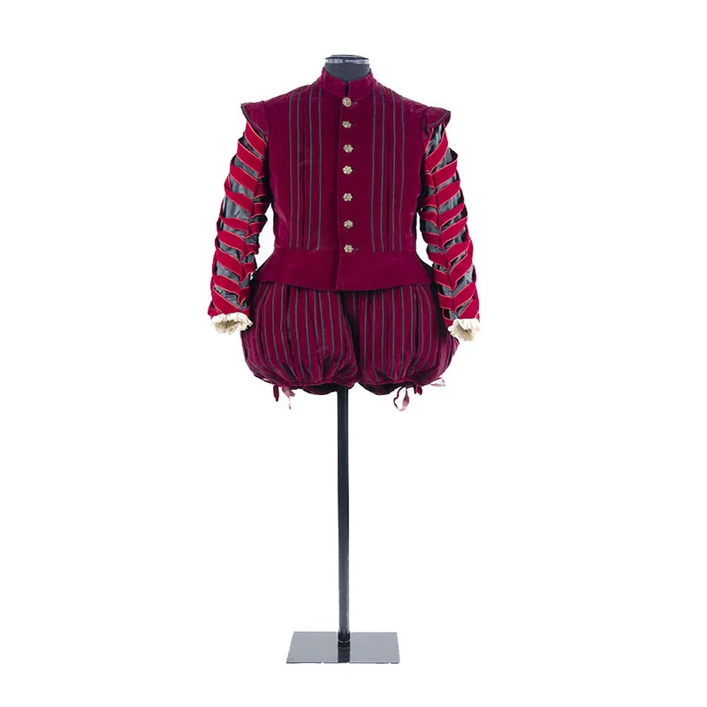 Custom Tudor Elizabethan King’s Suit - Medieval Nobleman Renaissance Prince Costume | Astricos-Astricos