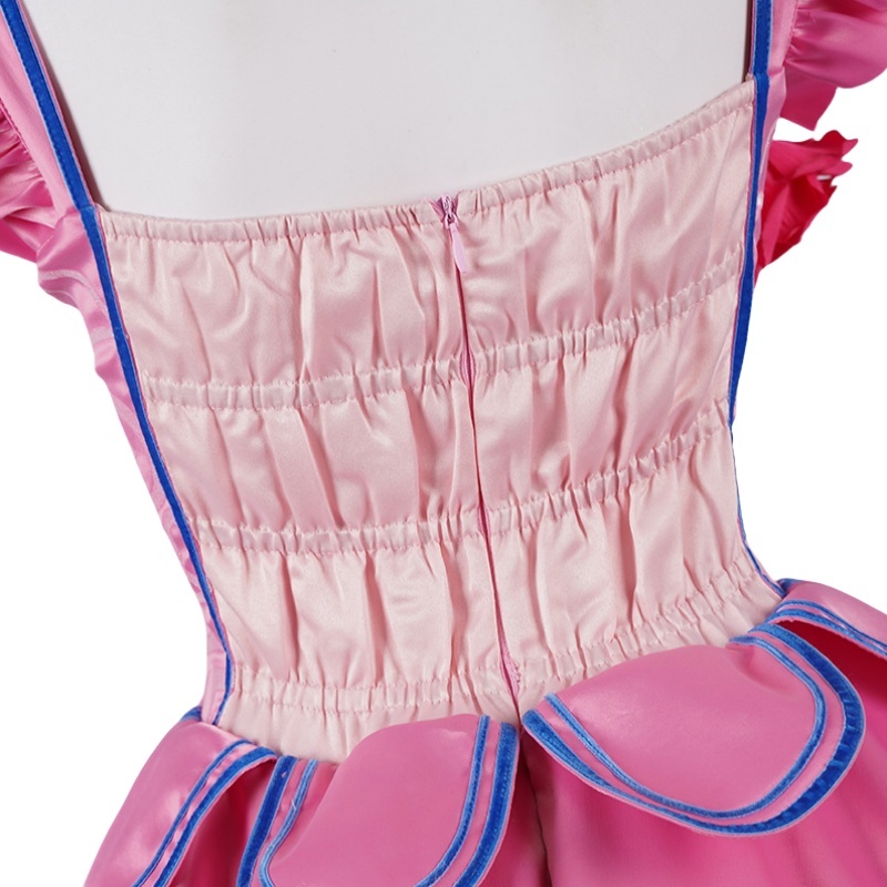 Star Academy Cosplay Costume - Meixing Transformation Red Rose Pink Evening Gown for Anime Fans-Astricos