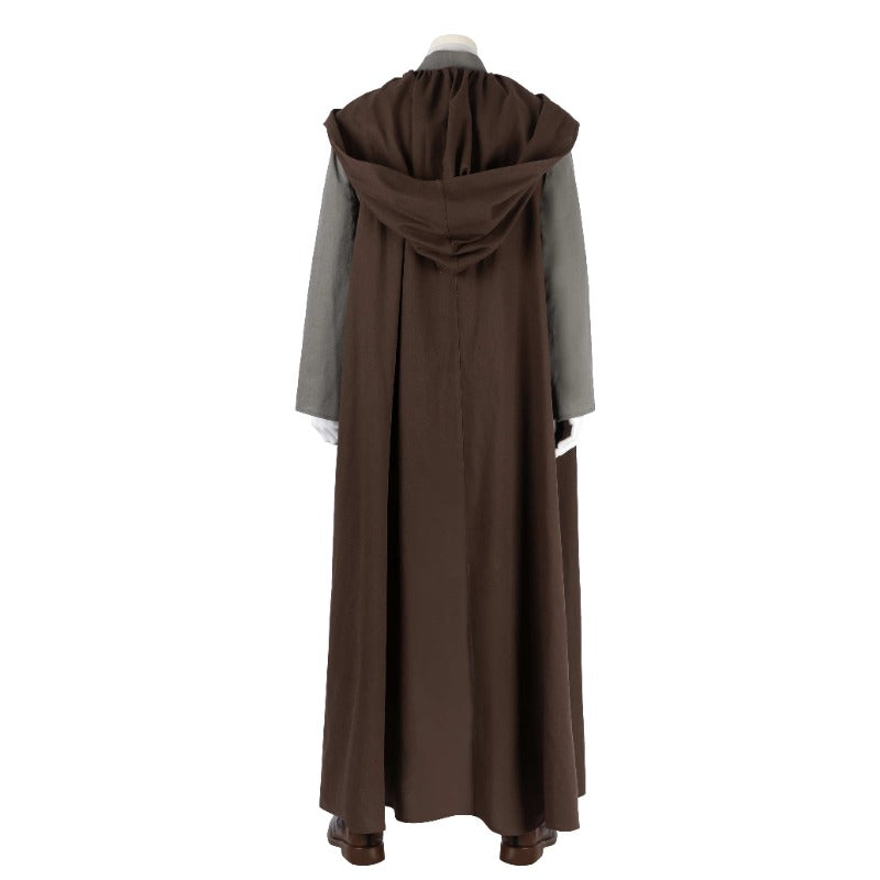 Premium Obi-Wan Kenobi Cosplay Costume Full Set - Jedi Knight Cloak for Halloween & Carnival-Astricos