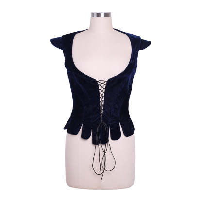 Vintage Medieval Princess Dress - Victorian Corset Tudor Queen Forest Vest | Astricos-Astricos