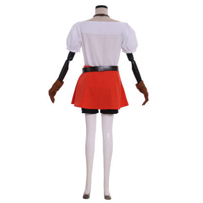 Linkle Cosplay Elf Costume Full Set - Green Cloak, Shirt, Pants, Skirt | Astricos-Astricos