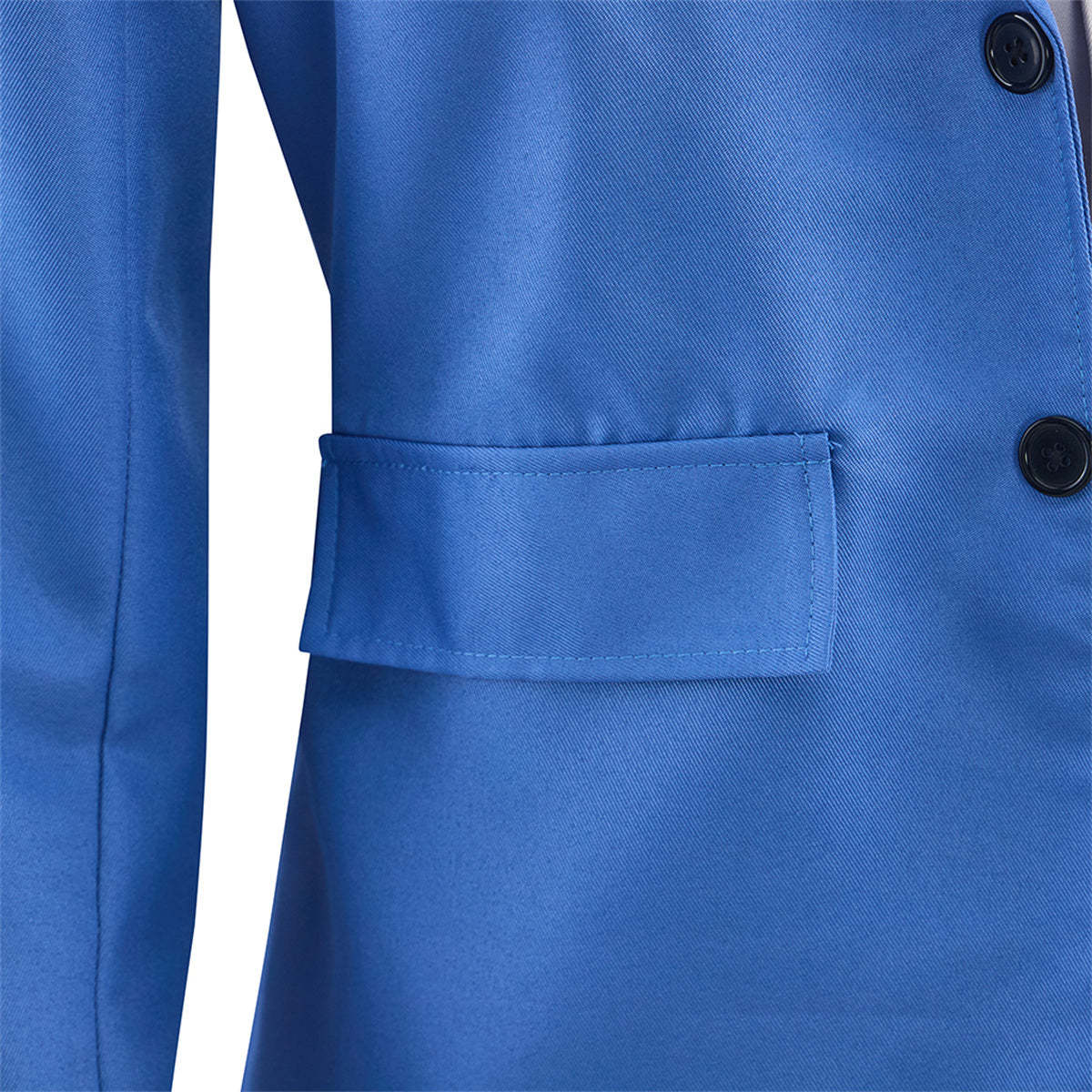 Phoenix Wright Ace Attorney Cosplay Costume - Naruhodo Ryuichi Outfit for Halloween & Festivals-Astricos