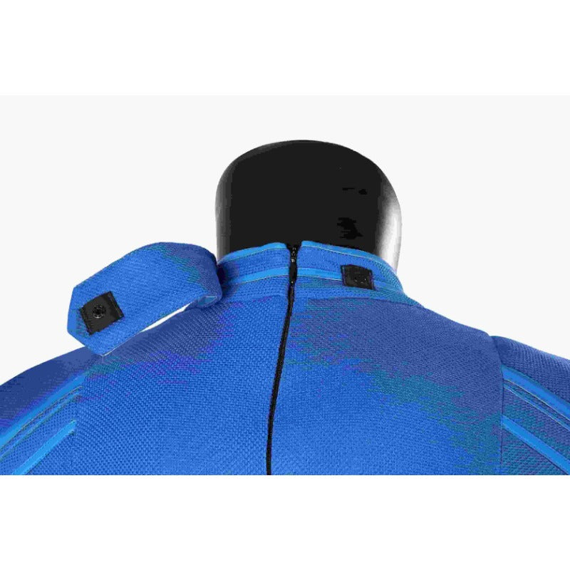 Superhero Legacy Clark Kent Cosplay Costume - Blue Zentai Bodysuit with Red Cape | Astricos-Astricos