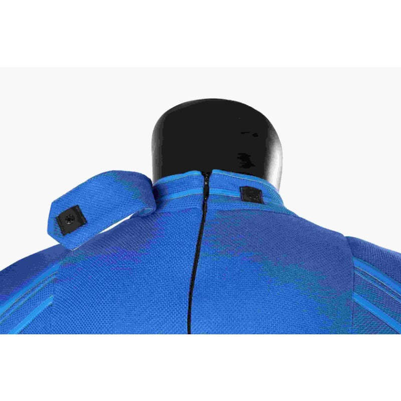 Superhero Legacy Clark Kent Cosplay Costume - Blue Zentai Bodysuit with Red Cape | Astricos-Astricos