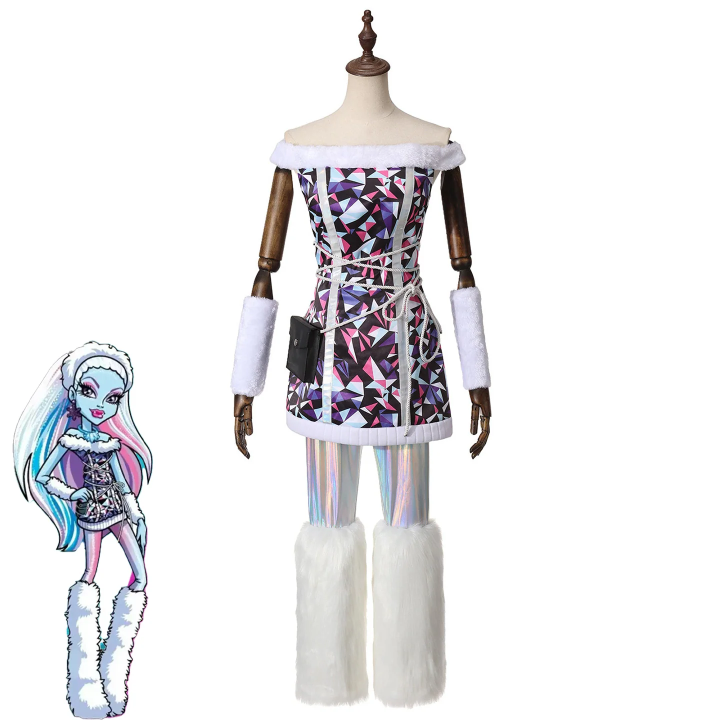 Monster High Abbey Bominable Custom Cosplay Outfit for Halloween Comic Con