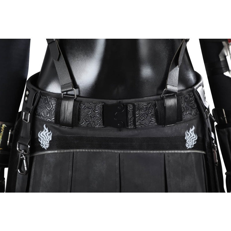 Tifa Lockhart Final Fantasy VII Cosplay Costume Set - Complete Outfit with Wigs, Shoes & Accessories-Astricos