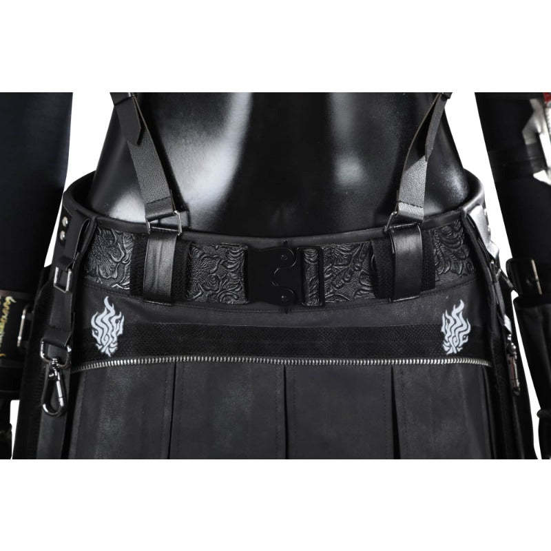 Tifa Lockhart Final Fantasy VII Cosplay Costume Set - Complete Outfit with Wigs, Shoes & Accessories-Astricos