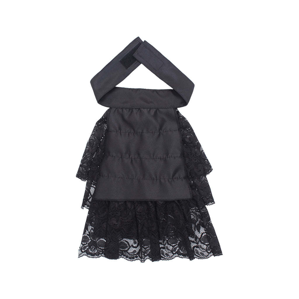 Victorian Black Lace Detachable Collar & Cuffs - Gothic Cosplay & Historical Costume Accessories-Astricos