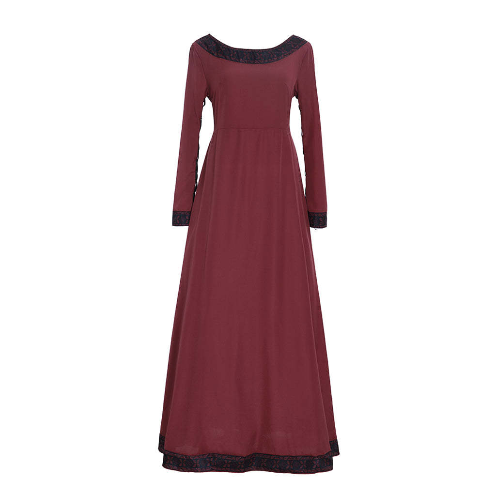 Medieval Royal Court Queen Princess Robe Dress for Regency Tudor Tea Party & Ball-Astricos