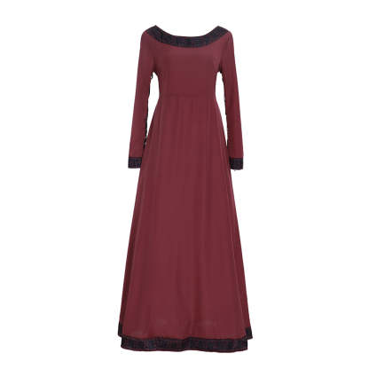 Medieval Royal Court Queen Princess Robe Dress for Regency Tudor Tea Party & Ball-Astricos