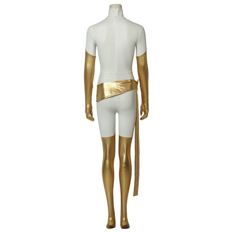 Phoenix X-Men Pearl White Spandex Cosplay Costume - Official Movie Replica-Astricos
