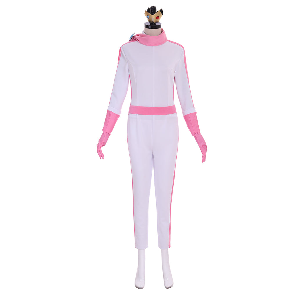 Mario Bikini Princess Cosplay Jumpsuit - Anime & Game Costume for Women-Astricos