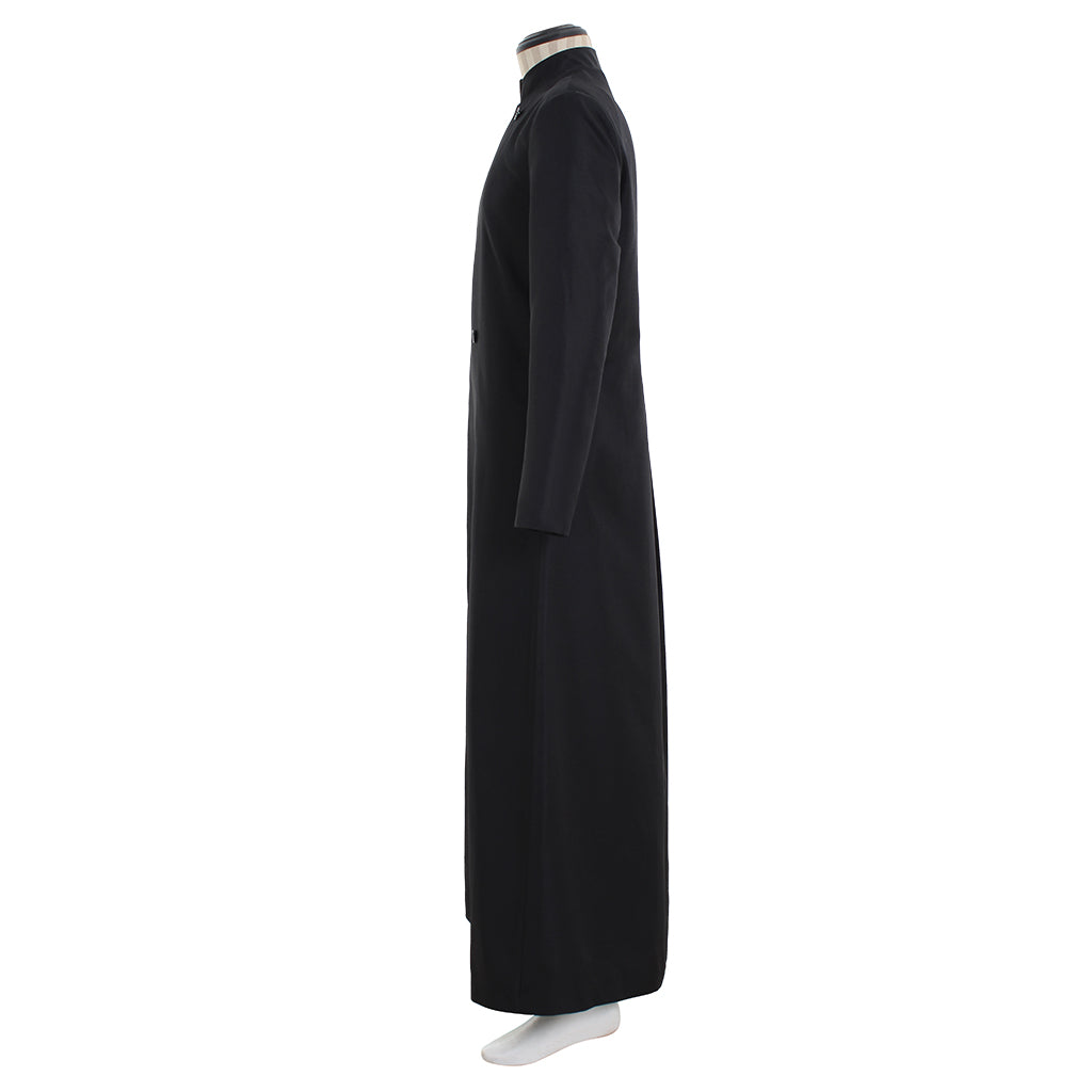 Men's Double Breasted Minister Choir Cassock Robe - Elegant Clergy Vestment-Astricos