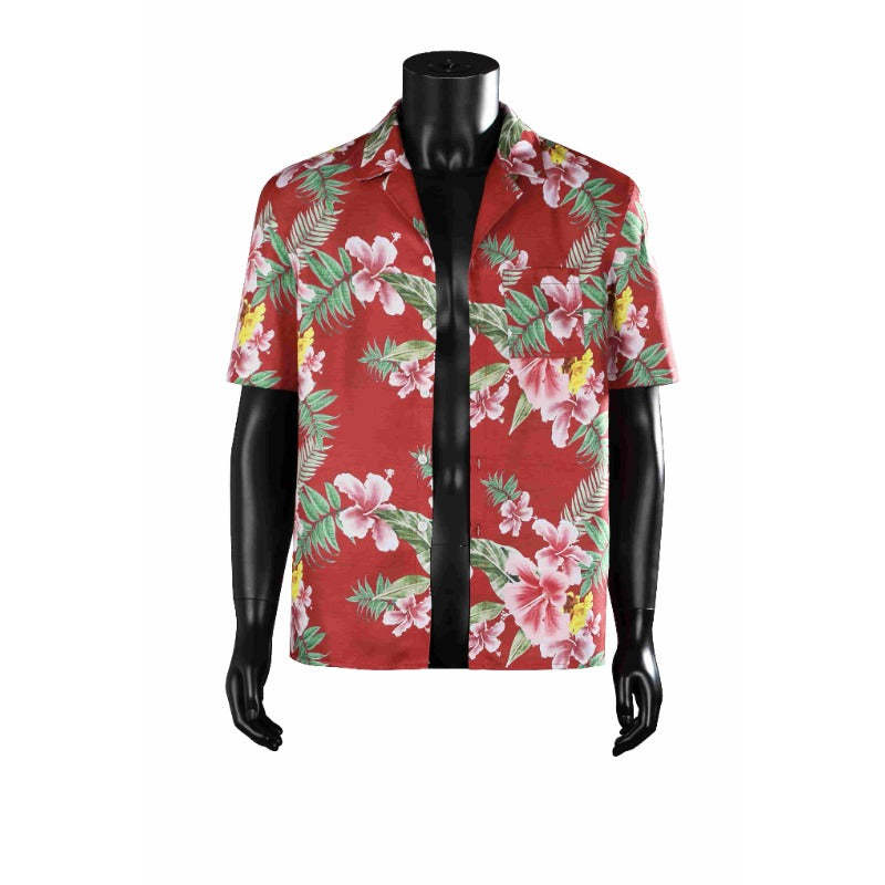 Kasuga Ichiban Cosplay Shirt - Official Game-Inspired Short Sleeve Beach Shirt for Men-Astricos