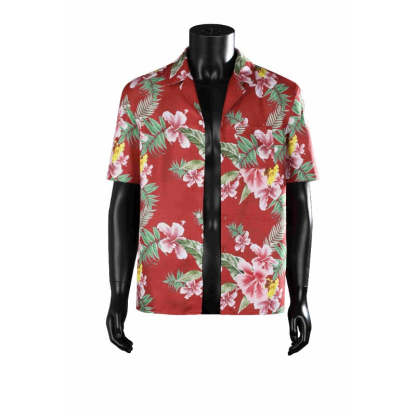 Kasuga Ichiban Cosplay Shirt - Official Game-Inspired Short Sleeve Beach Shirt for Men-Astricos