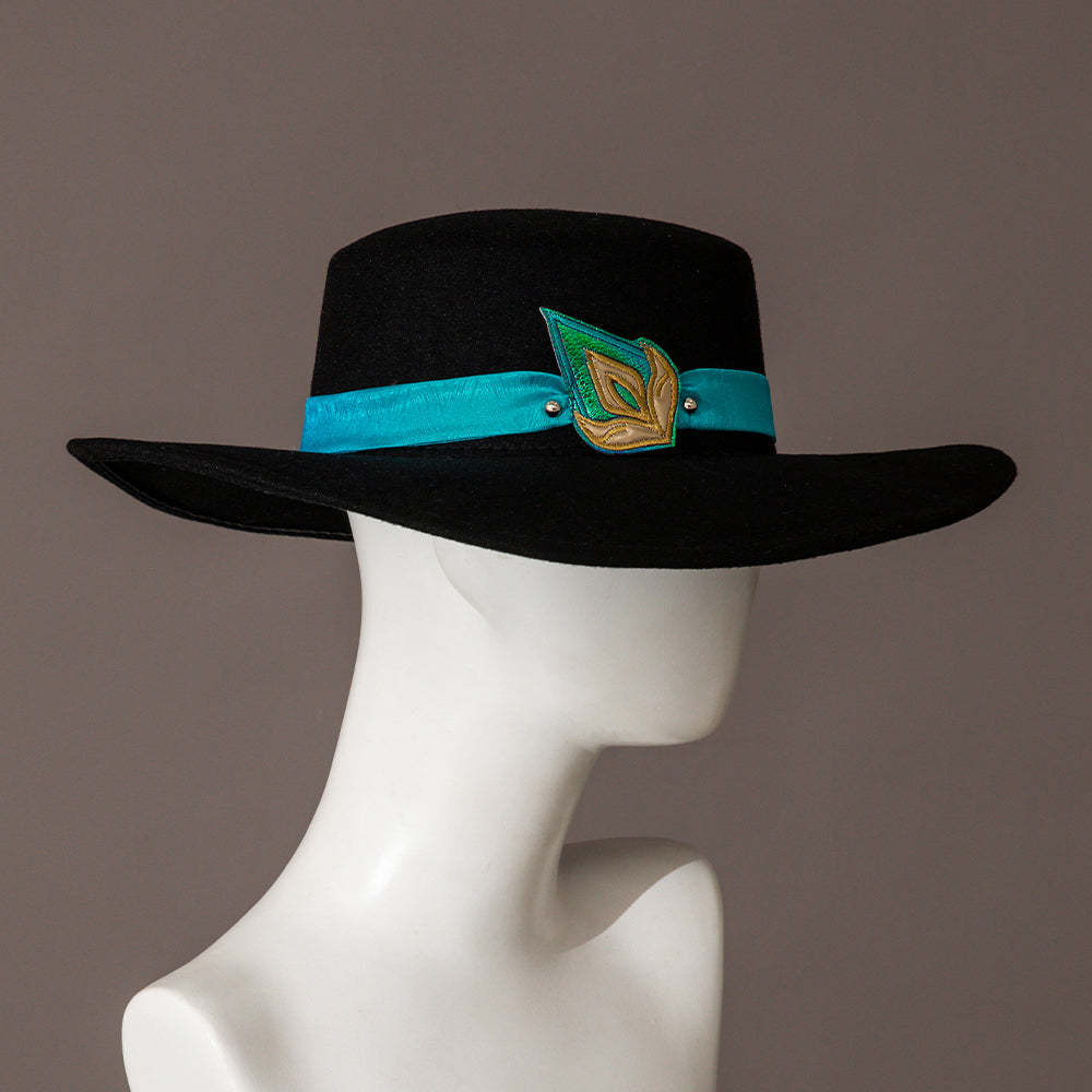 Honkai Star Rail Aventurine Cosplay Costume Wig & Earrings Set | Authentic Game Cosplay Accessories-Astricos