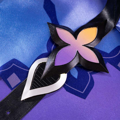 Honkai Star Rail Black Swan Cosplay Costume - Purple Dress & Wig Set | Astricos-Astricos