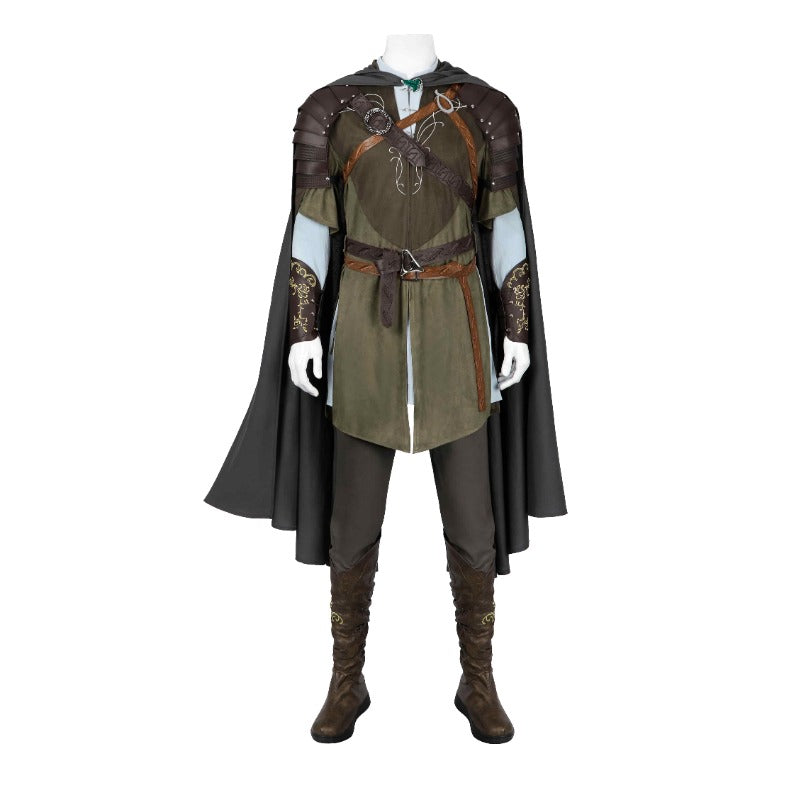 Legolas Elf Prince Cosplay Costume Full Set with Cloak - Lord of the Rings-Astricos