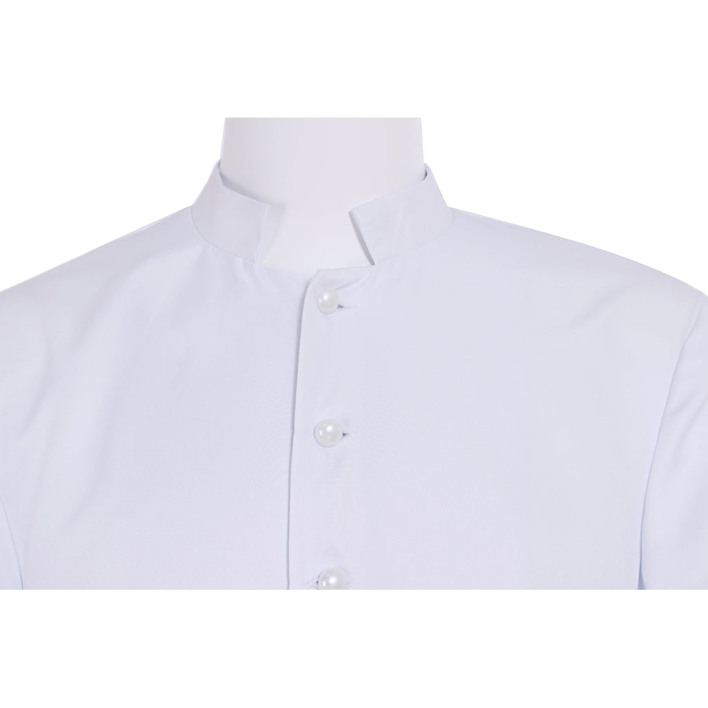 Authentic Men's Clergy Robes Cassock - Church Priest Costume with Standing Collar-Astricos