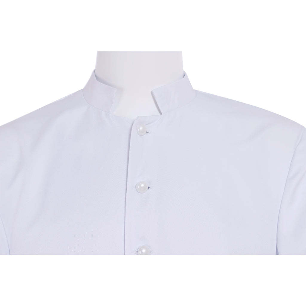 Authentic Men's Clergy Robes Cassock - Church Priest Costume with Standing Collar-Astricos