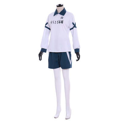 Inazuma Eleven Shirou Fubuki White Love Academy Summer Soccer Uniform Cosplay Costume-Astricos