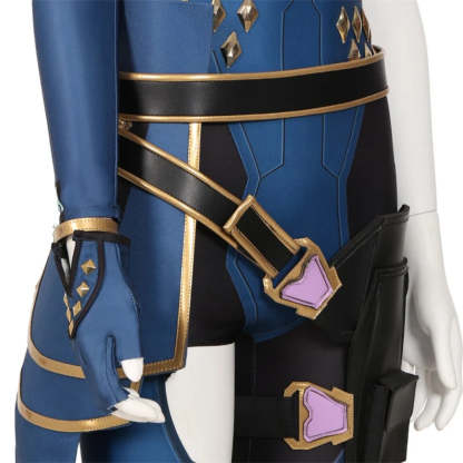 Valorant Reyna Cosplay Costume Jumpsuit Outfit - Perfect for Halloween & Carnival-Astricos