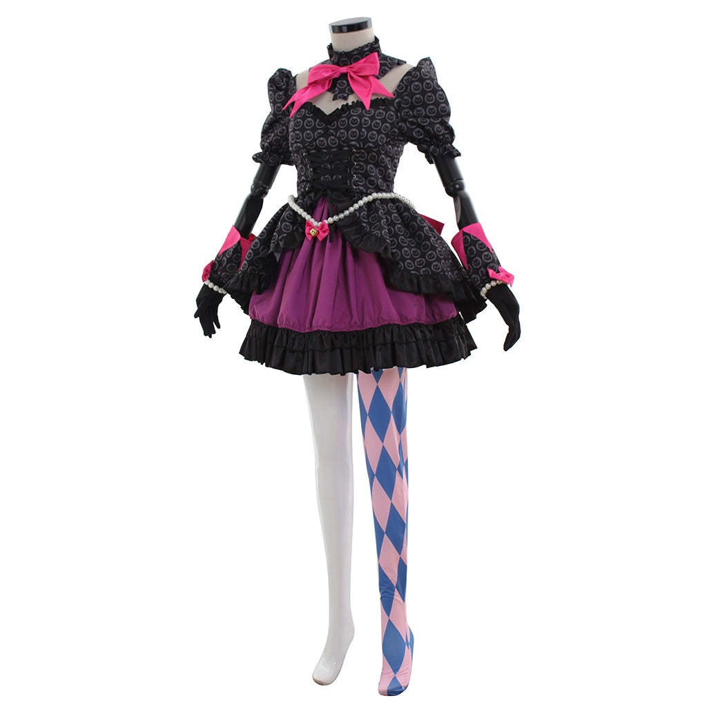 Hana Song Overwatch Cosplay Costume - Sexy Black Officer Dress Suit for Women-Astricos